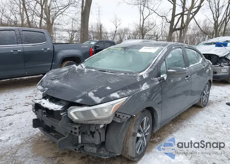 2021 Nissan Versa Sv Xtronic Cvt from USA, damaged, VIN 3N1CN8EV5ML848372